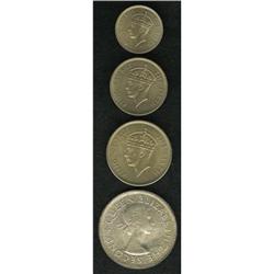 New Zealand George VI mint coins 1952: Shilling,