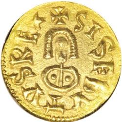 Spain: Visigoth Spain, Sisebuto (612-621) gold T