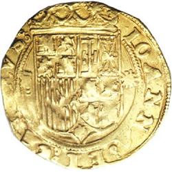 Spain Carlos & Juana gold Escudo (1535 Y SS), 