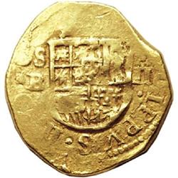 Spain Felipe III cob gold 2 Escudos ND
