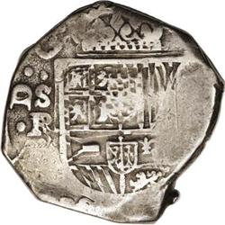 Spain Felipe IIII cob 8 Reales 1635/3-R Seville,