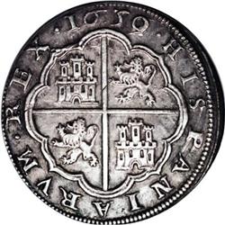 Spain Felipe IIII 8 Reales 1659/35 Segovia,