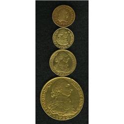 Spain Spanish Kings Portrait Gold Foursome,