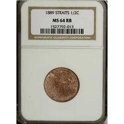 Straits Settlements Victoria bronze 1/2 Cent