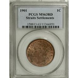 Straits Settlements Victoria bronze 1 Cent 1901, 