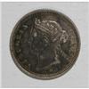 Image 3 : Straits Settlements Victoria 5 Cents 1874-H,