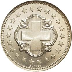 Switzerland Confederation. Pattern silver 2