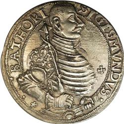 Transylvania Sigismund Bathori silver Thaler