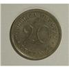 Image 1 : Uruguay Republic Pattern 20 Centavos 1899,