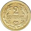 Image 2 : Uruguay Republic gold Pattern 2 Centesimos