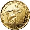 Image 1 : Uruguay Republic gold Pattern 20 Centesimos