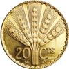 Image 2 : Uruguay Republic gold Pattern 20 Centesimos