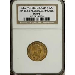 Uruguay Republic Aluminum-Bronze Pattern 50