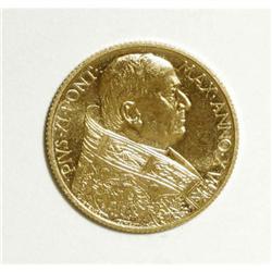 Vatican Pius XI gold 100 Lire 1936, KM-10,