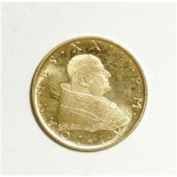 Vatican John XXIII gold 100 Lire 1959, KM-66,