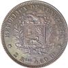Image 2 : Venezuela Republic 2 Reales 1858A, KM-Y10,