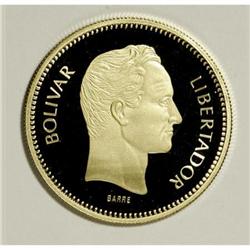 Venezuela Republic gold 10000 Bolivares 1987,