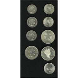 World Lots West Indies Silver Selection, nine