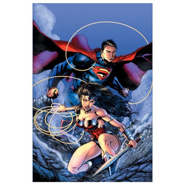 DC Comics, "Justice League (The New 52) #14" Numbered Limited Edition Giclee on Canvas by Jason Fabo