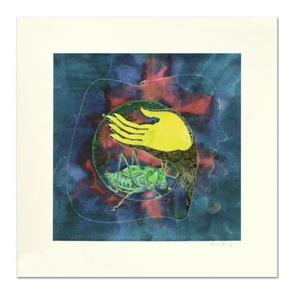 Lu Hong "Mudra Buddhashramana, Beyond Misery" Hand Signed Limited Edition Giclee with Letter of Auth