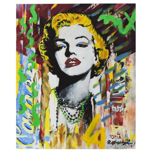 Nastya Rovenskaya- Mixed Media "Marilyn Monroe II"