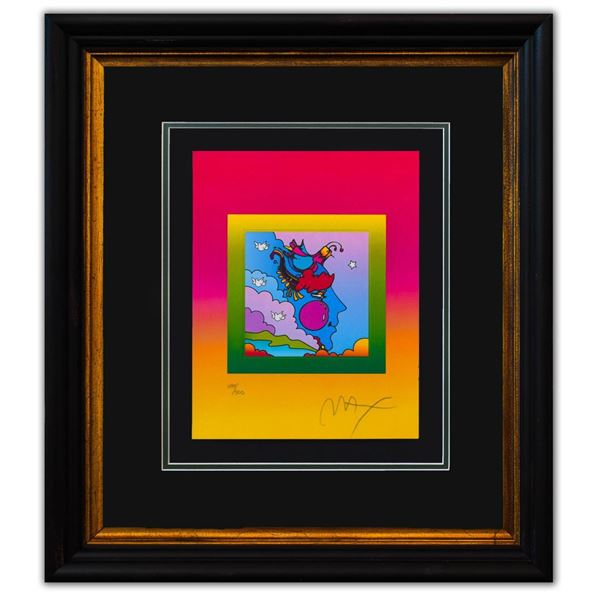 Peter Max- Original Lithograph "Woodstock Profile on Blends"