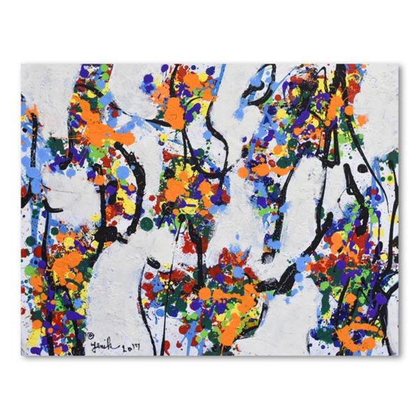 Jenik Cook, Original Acrylic Painting on Canvas, Hand Singed with Letter of Authenticity.