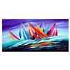 Image 1 : Natalia Sinkovsky, Hand Signed Original Acrylic Painting on Canvas with Letter Authenticity.