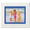 Image 1 : Lucelle Raad, "Buddies" Framed Original Acrylic Painting on Canvas, Hand Signed with Letter of Authe