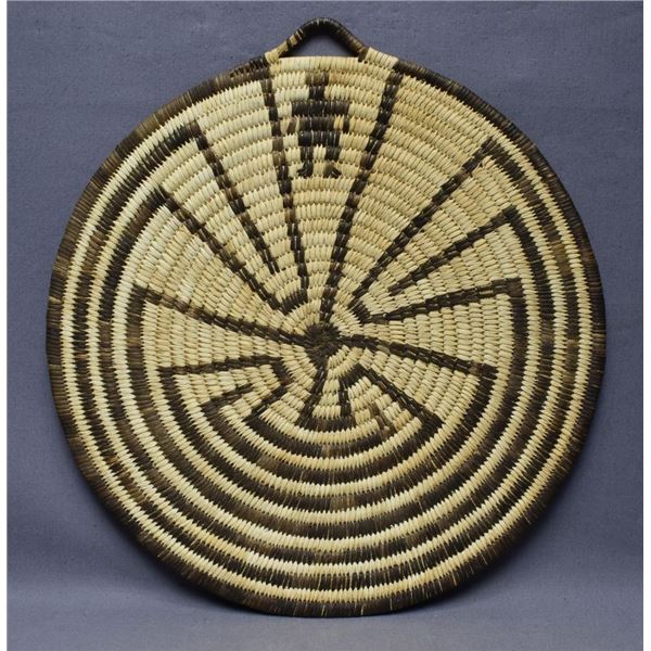 PAPAGO INDIAN BASKETRY PLAQUE