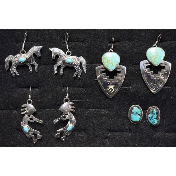 NAVAJO INDIAN EARRINGS