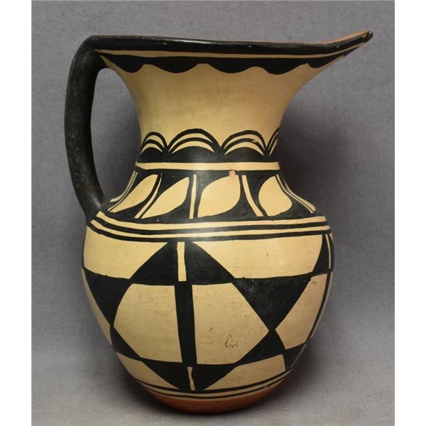SANTO DOMINGO INDIAN POTTERY PITCHER