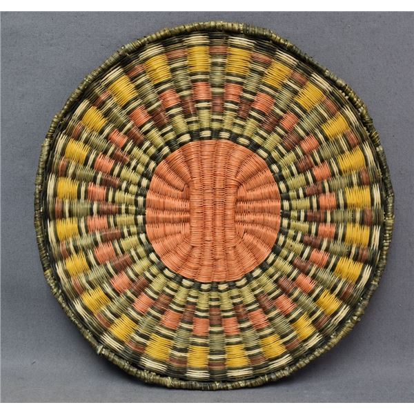 HOPI INDIAN BASKETRY PLAQUE