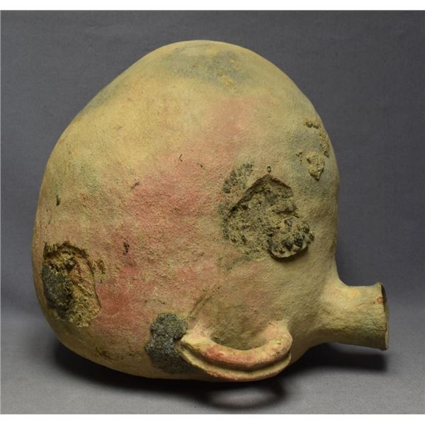 HOPI INDIAN POTTERY SNAKE CANTEEN