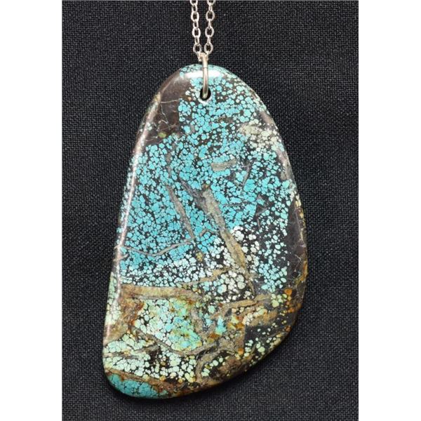 TURQUOISE NUGGET PENDANT
