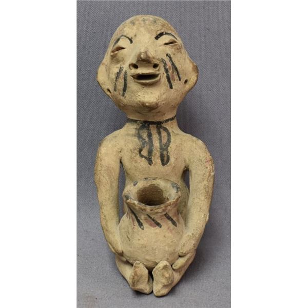 TESUQUE INDIAN POTTERY RAIN GOD