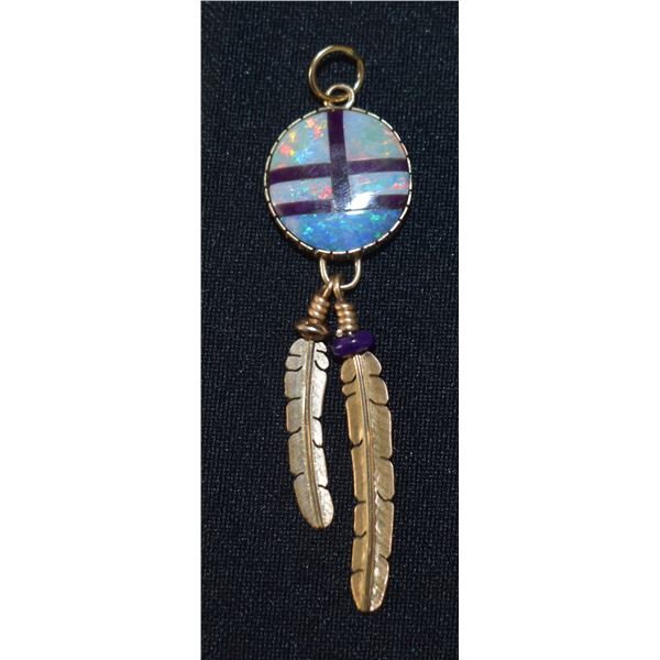 NAVAJO INDIAN PENDANT (ANDY LEE KIRK)