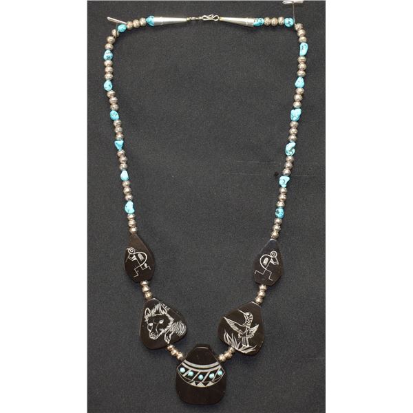 CHEROKEE INDIAN NECKLACE (TED  MILLER)