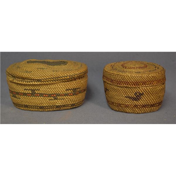 NOOTKA MAKAH INDIAN BASKETS