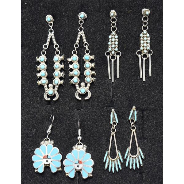 NAVAJO INDIAN EARRINGS