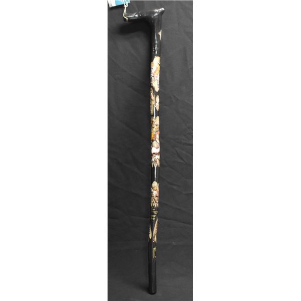 CHEROKEE INDIAN STORY STICK (STORM WOLF)