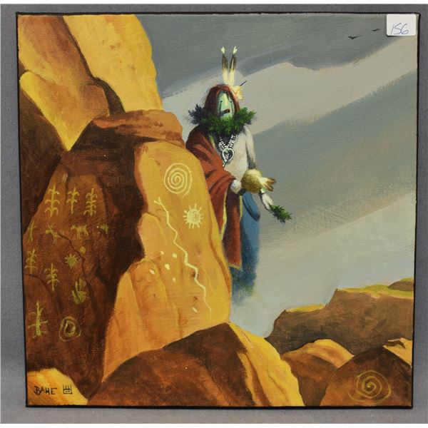 NAVAJO INDIAN PAINTING (ALLEN BAHE)