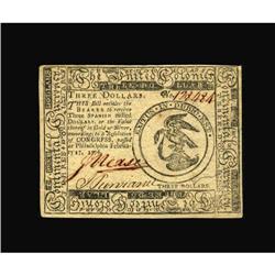 Continental Currency February 17, 1776 $3 Gem