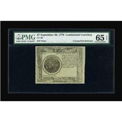 Continental Currency September 26, 1778 $7 PMG