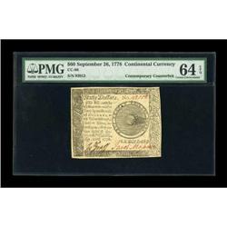 Continental Currency September 26, 1778 $60