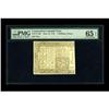 Image 1 : Connecticut June 19, 1776 1s/3d PMG Gem