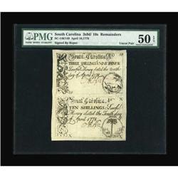 An Uncut Pair South Carolina April 10, 1778