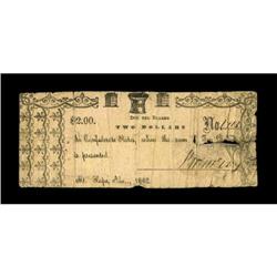 Mt. Hope, AL- P.W. McVay $2 1862 Rosene UNL