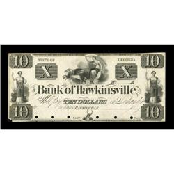 Hawkinsville, GA- Bank of Hawkinsville $10 G28