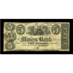 Dubuque, IA- Miners Bank $5 Oakes 59-1